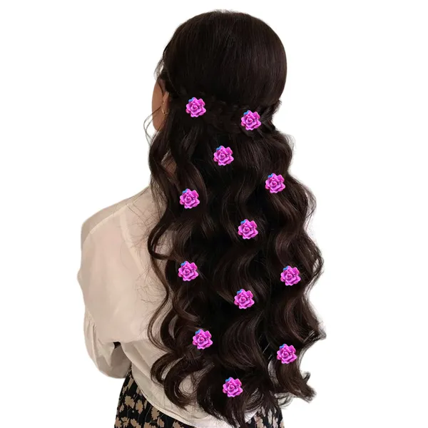 Elegant_Golden_Pin_Base_Hair_Accessory_with_Plastic_Rose_Flower_Adornment__Perfect_for_Adding_Charm_to_Your_Hairstyles
