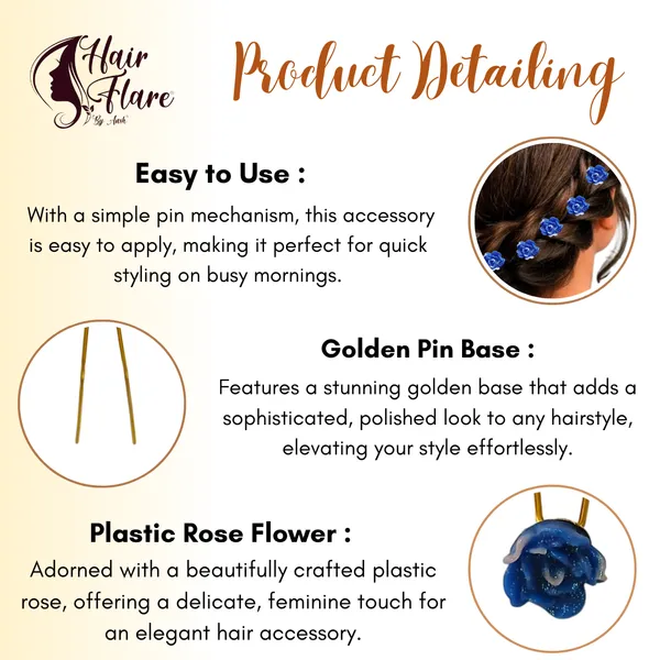 Elegant_Golden_Pin_Base_Hair_Accessory_with_Plastic_Rose_Flower_Adornment__Perfect_for_Adding_Charm_to_Your_Hairstyles