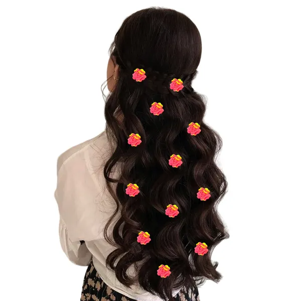 Elegant_Golden_Pin_Base_Hair_Accessory_with_Plastic_Rose_Flower_Adornment__Perfect_for_Adding_Charm_to_Your_Hairstyles