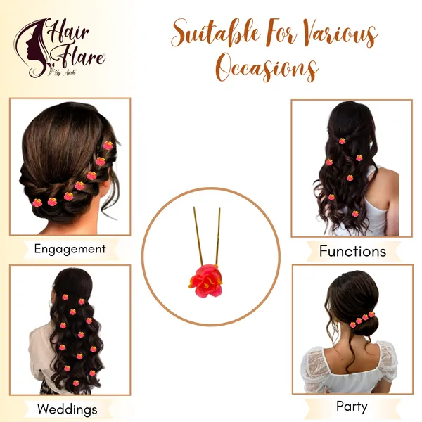Elegant_Golden_Pin_Base_Hair_Accessory_with_Plastic_Rose_Flower_Adornment__Perfect_for_Adding_Charm_to_Your_Hairstyles