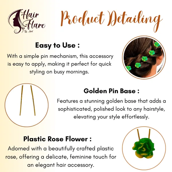 Elegant_Golden_Pin_Base_Hair_Accessory_with_Plastic_Rose_Flower_Adornment__Perfect_for_Adding_Charm_to_Your_Hairstyles