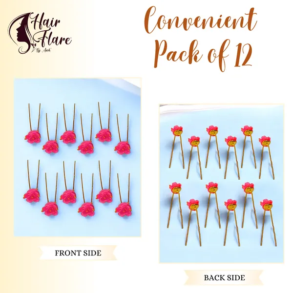 Elegant_Golden_Pin_Base_Hair_Accessory_with_Plastic_Rose_Flower_Adornment__Perfect_for_Adding_Charm_to_Your_Hairstyles