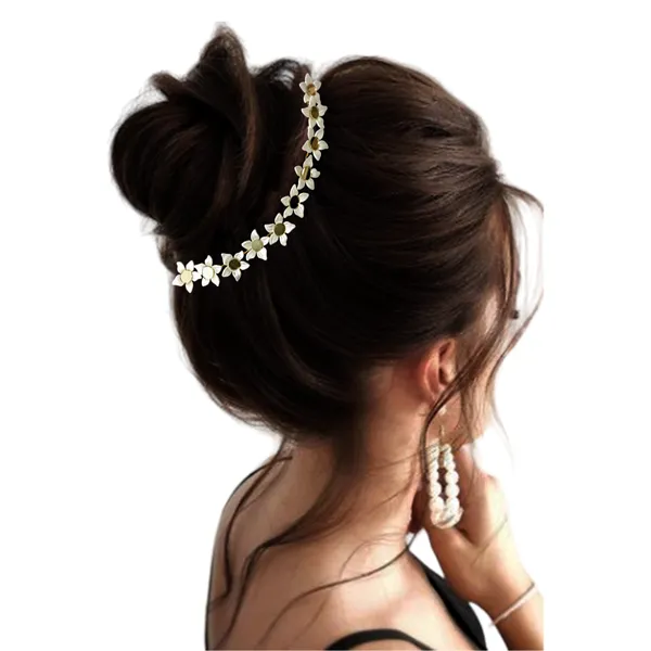 Elegant_Pearl_Flower_Headpiece_with_Golden_Round_Mirror_Adornments_and_Secure_Hook_Attachment_for_Bridal_and_Special_Occasions