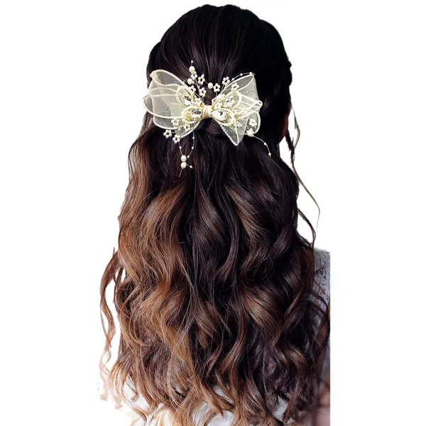 Elegant_Three-Ribbon_Hair_Bow_with_Crystal_Accents.