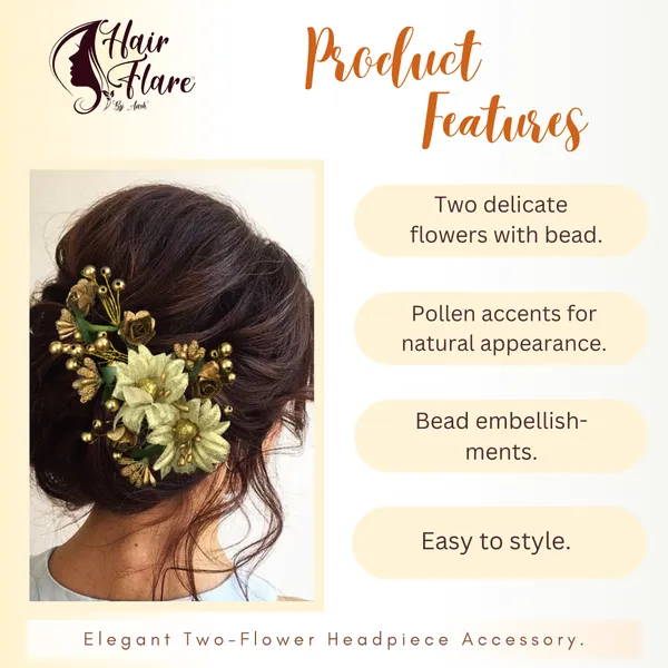 Gold_Women_Artificial_Flower_With_Pearls_Hair_Pin_For_Women_&_Girls