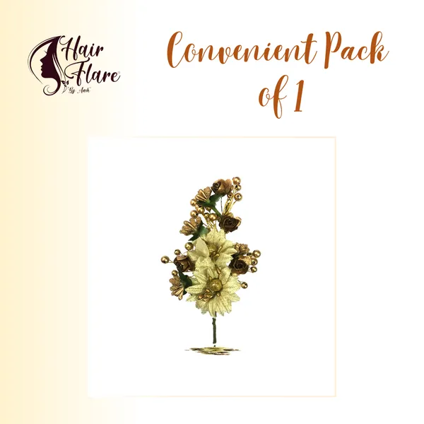 Gold_Women_Artificial_Flower_With_Pearls_Hair_Pin_For_Women_&_Girls