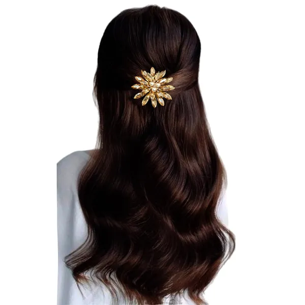 Eye-Shaped_Crystal_Flower_Hair_Clip_with_3_Pearl_Beads_Center_and_Secure_Back_Clip_Elegant_Hair_Accessory