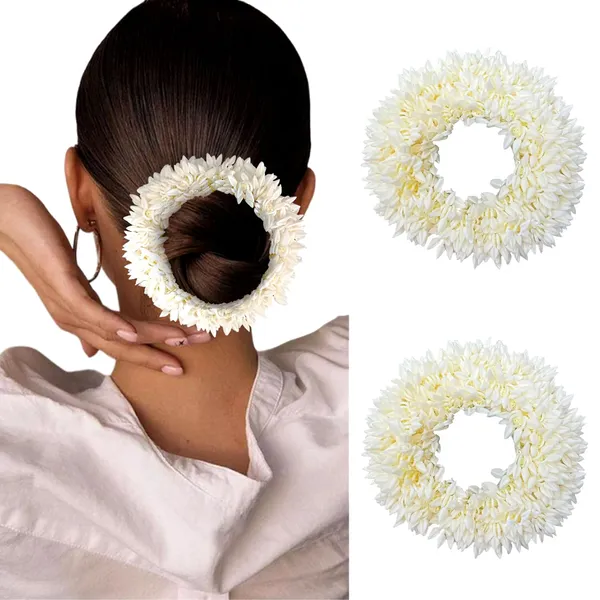 Pack_of_2_White_Scented_Mogra_Gajra_Hair_Accessories_For_Women