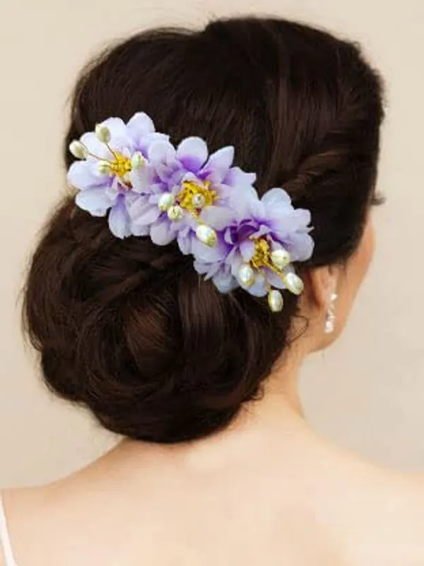 Purple_Rose_Flower_Comb_Slide_Hair_Accessories_For_Women_&_Girls_(14_X_8_X_1_Cm)