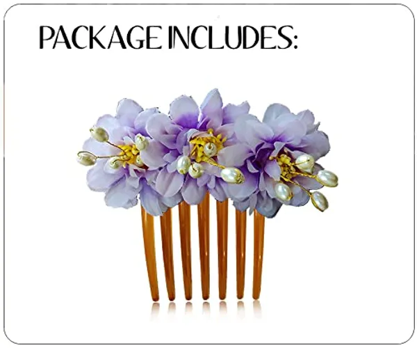 Purple_Rose_Flower_Comb_Slide_Hair_Accessories_For_Women_&_Girls_(14_X_8_X_1_Cm)