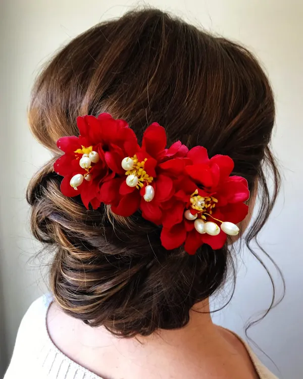 Red_Rose_Flower_Comb_Slide_Hair_Accessories_For_Women_&_Girls_(14_X_8_X_1_Cm)