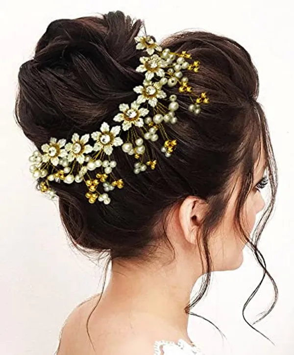 Golden_Hair_Vien_And_Hair_Pins_Bridal_Hair_Accessories_For_Women_&_Girls_(18_X_10_X_10_Cm)