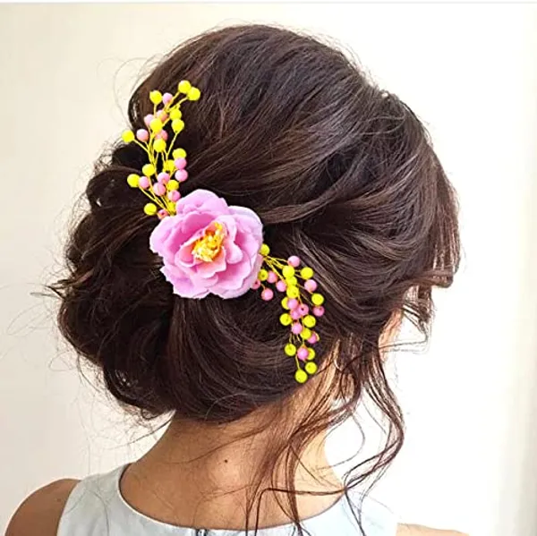 Baby_Pink_Attractive_Artificial_Rose_Flower_Shaped_Wedding_Hair_Accessories_For_Women_&_Girls_(14_X_8_X_1_Cm)