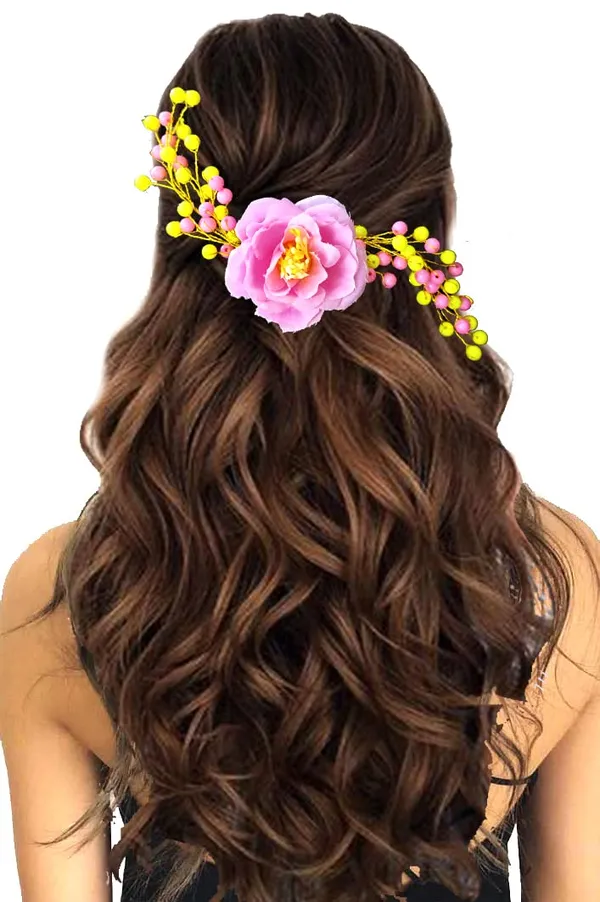 Baby_Pink_Attractive_Artificial_Rose_Flower_Shaped_Wedding_Hair_Accessories_For_Women_&_Girls_(14_X_8_X_1_Cm)