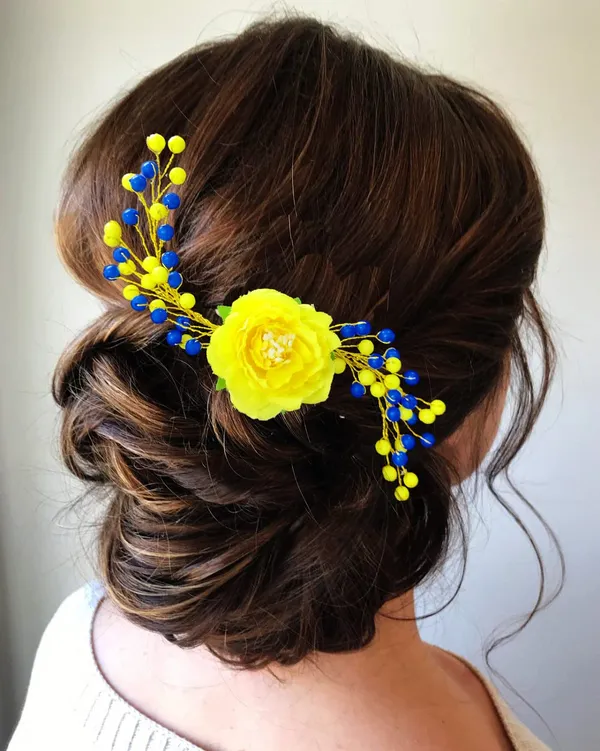 Yellow_Attractive_Artificial_Rose_Flower_Shaped_Wedding_Hair_Accessories_For_Women_&_Girls_(14_X_8_X_1_Cm)