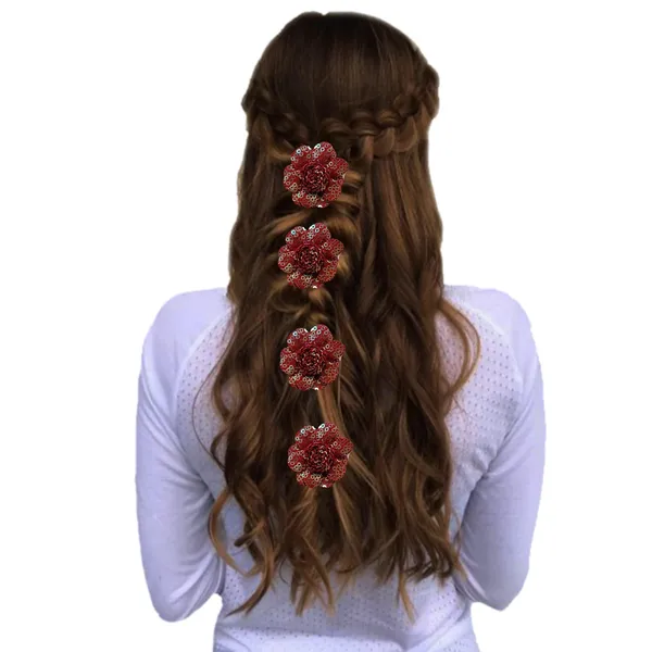 Red_Artificial_Floral_Bridal_Brooch_&_Hair_Pin_(6_Rose_Clips)