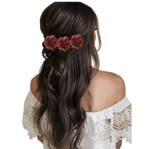 Red_Artificial_Floral_Bridal_Brooch_&_Hair_Pin_(6_Rose_Clips)