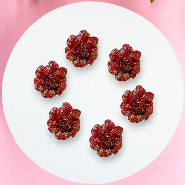 Red_Artificial_Floral_Bridal_Brooch_&_Hair_Pin_(6_Rose_Clips)