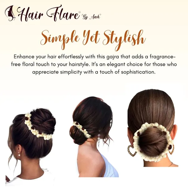 Maroon_Artificial_Mogra_And_Paper_Rose_Hair_Gajra_For_Weddings_And_Festivals