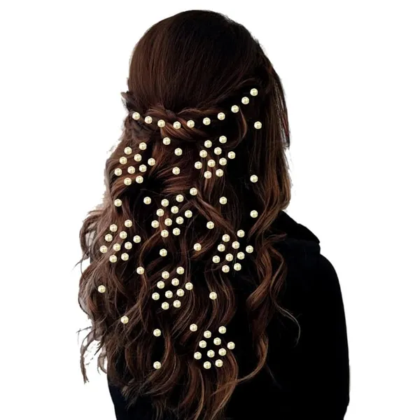 White_Diy_Pearl_Bead_Accents_Hair_Pins_Accessories_For_Women