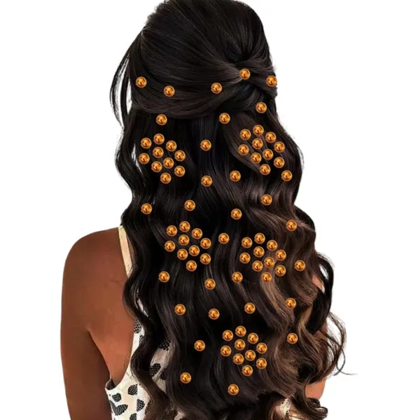 Golden_Diy_Pearl_Bead_Accents_Hair_Pins_Accessories_For_Women