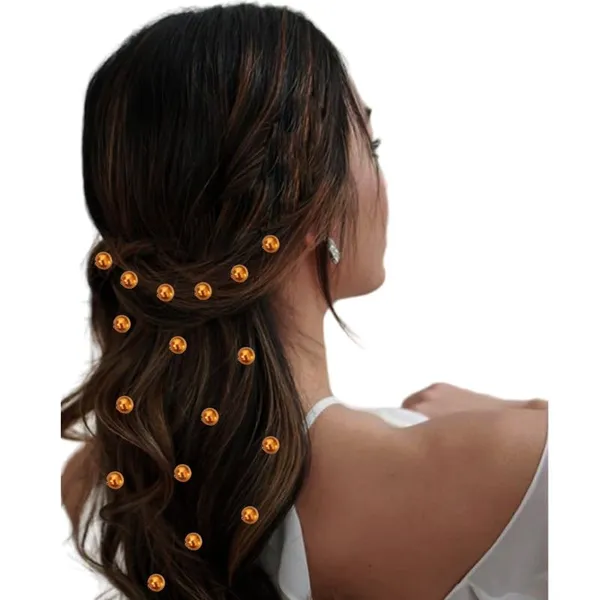 Golden_Diy_Pearl_Bead_Accents_Hair_Pins_Accessories_For_Women