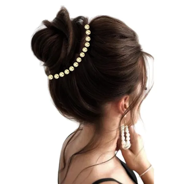 White_Diy_Pearl_Bead_Accents_Hair_Pins_Accessories_For_Women