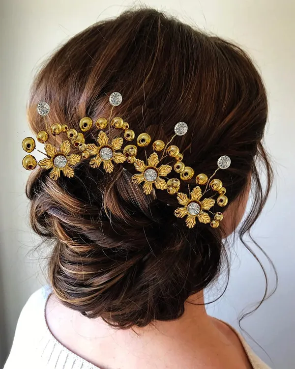 Pack_of_4_Golden_Hair_Clips,_Pins,_Long_Short_Hairpins,_Buns,_Hair_Styles_Artificial_Flowers_Accessories_For_Weddings