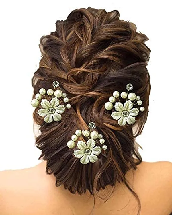 Pack_of_4_White_Hair_Clips,_Pins,_Long_Short_Hairpins,_Buns,_Hair_Styles_Artificial_Flowers_Accessories_For_Weddings