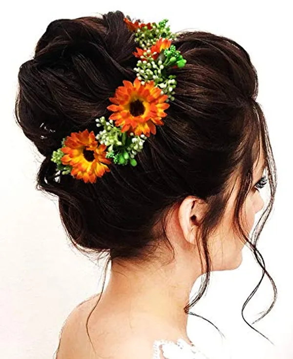 Orange_2146_Hair_Pins_Clips_Hair_Buns_Hairstyles_Artificial_Flowers_Accessories_For_Women_Orange,_Pack_Of_1
