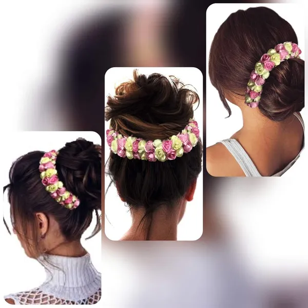 Baby_Pink_Hair_Clips_Pins_Hair_Buns_Hair_Styles_Artificial_Flowers_Accessories_For_Weddings_Bride