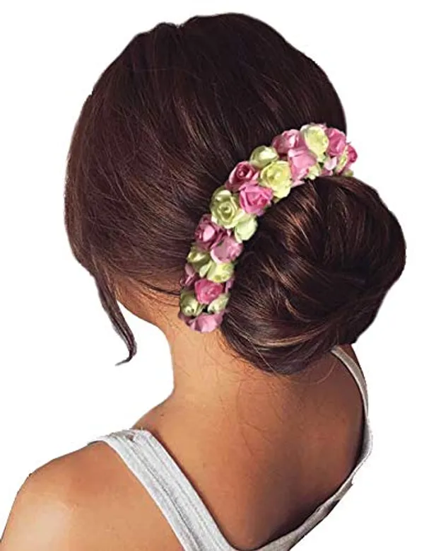 Baby_Pink_Hair_Clips_Pins_Hair_Buns_Hair_Styles_Artificial_Flowers_Accessories_For_Weddings_Bride
