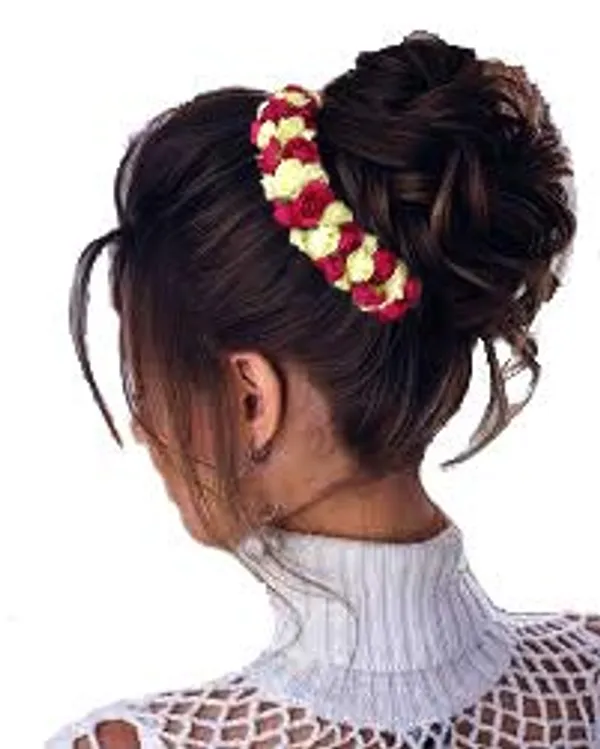 Dark_Pink_Hair_Clips_Pins_Hair_Buns_Hair_Styles_Artificial_Flowers_Accessories_For_Weddings_Bride