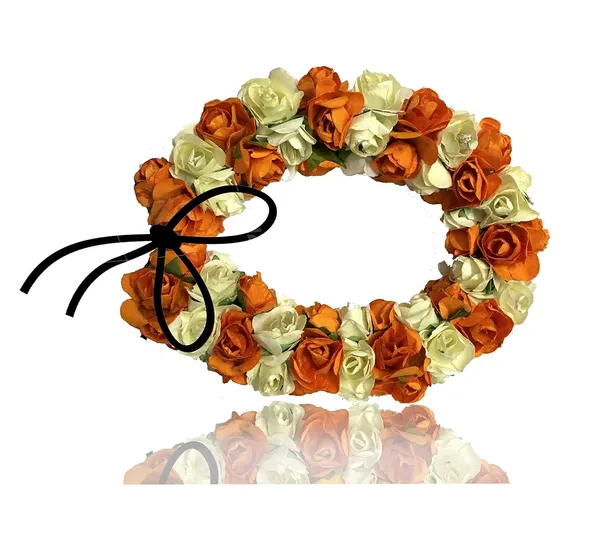 Orange_Hair_Clips_Pins_Hair_Buns_Hair_Styles_Artificial_Flowers_Accessories_For_Weddings_Bride