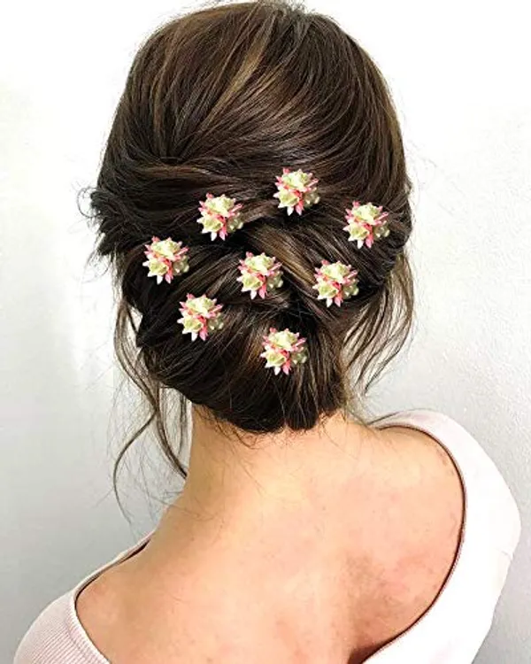 Baby_Pink_Artificial_Flowers_Bridal_Hair_Pins_Clips_Accessories_For_Women