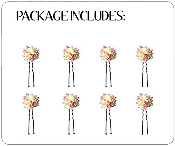 Baby_Pink_Artificial_Flowers_Bridal_Hair_Pins_Clips_Accessories_For_Women