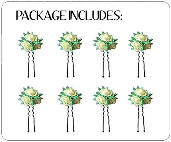 Sea_Green_Artificial_Flowers_Bridal_Hair_Pins