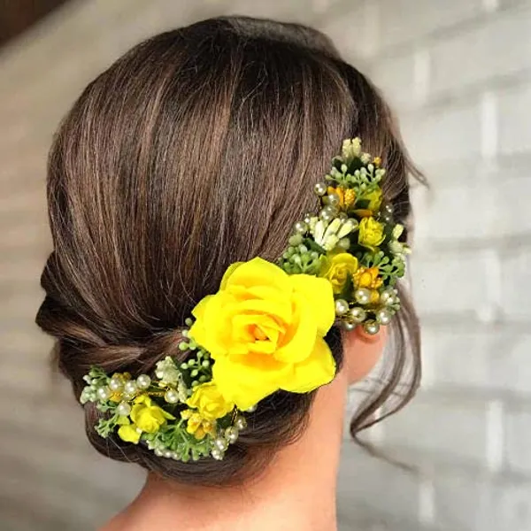 Yellow_Hair_Artificial_Flowers_Accessories_For_Weddings_(6_X_3_X_1_Cm)