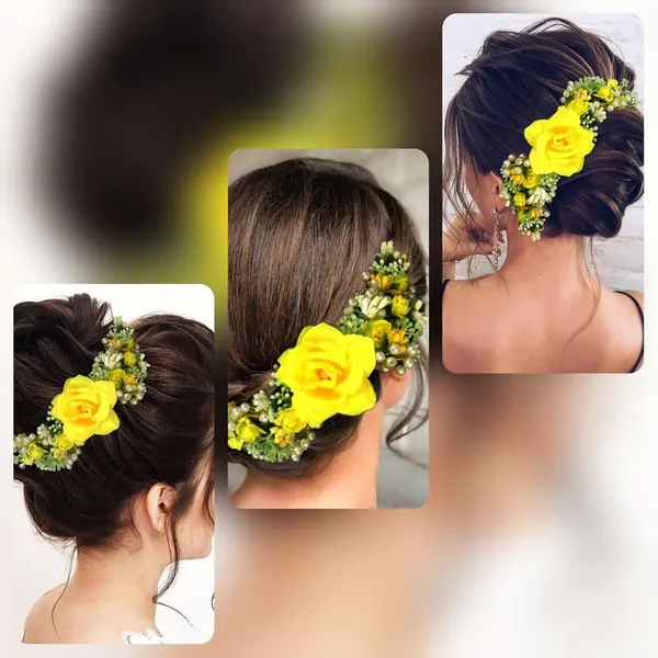 Yellow_Hair_Artificial_Flowers_Accessories_For_Weddings_(6_X_3_X_1_Cm)