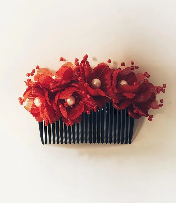 Red_Stylish_Hair_Pin_Accessories_For_Women