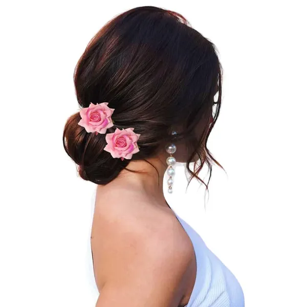 Baby_Pink_Rose_Hair_Accessories_Rubber_Band,_Comb_Slide,_Hair_Clip,_Hair_Pin_Set