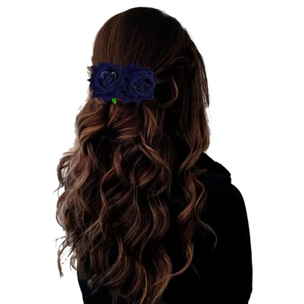 Blue_Rose_Hair_Accessories_Rubber_Band,_Comb_Slide,_Hair_Clip,_Hair_Pin_Set