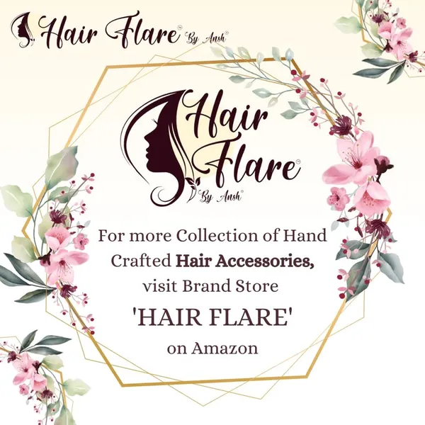 Maroon_Rose_Hair_Accessories_Rubber_Band,_Comb_Slide,_Hair_Clip,_Hair_Pin_Set