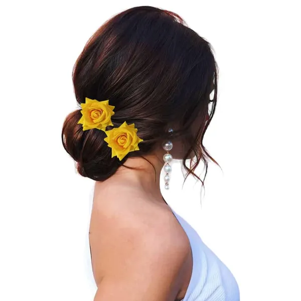 Yellow_Rose_Hair_Accessories_Rubber_Band,_Comb_Slide,_Hair_Clip,_Hair_Pin_Set