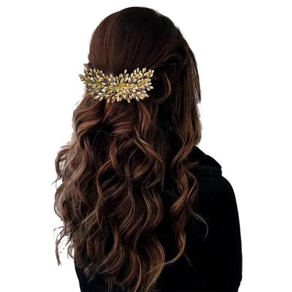 Golden_Shiny_Bright_Crystal_Stone_Handcrafted_Hair_Pin