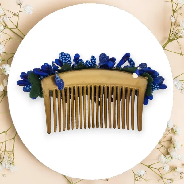 Blue_Artificial_Floral_Bridal_Brooch_&_Hair_Pin_(16_X_14_X_10_Cm)