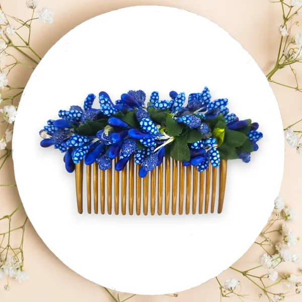 Blue_Artificial_Floral_Bridal_Brooch_&_Hair_Pin_(16_X_14_X_10_Cm)