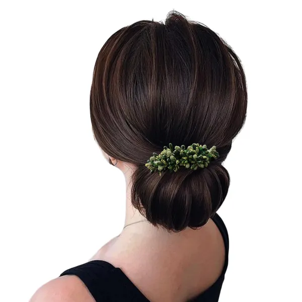 Dark_Green_Artificial_Floral_Bridal_Brooch_&_Hair_Pin_(16_X_14_X_10_Cm)