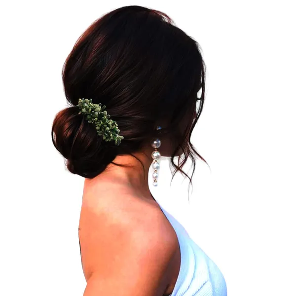 Dark_Green_Artificial_Floral_Bridal_Brooch_&_Hair_Pin_(16_X_14_X_10_Cm)
