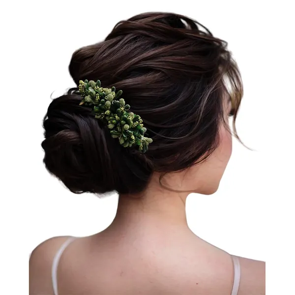 Dark_Green_Artificial_Floral_Bridal_Brooch_&_Hair_Pin_(16_X_14_X_10_Cm)
